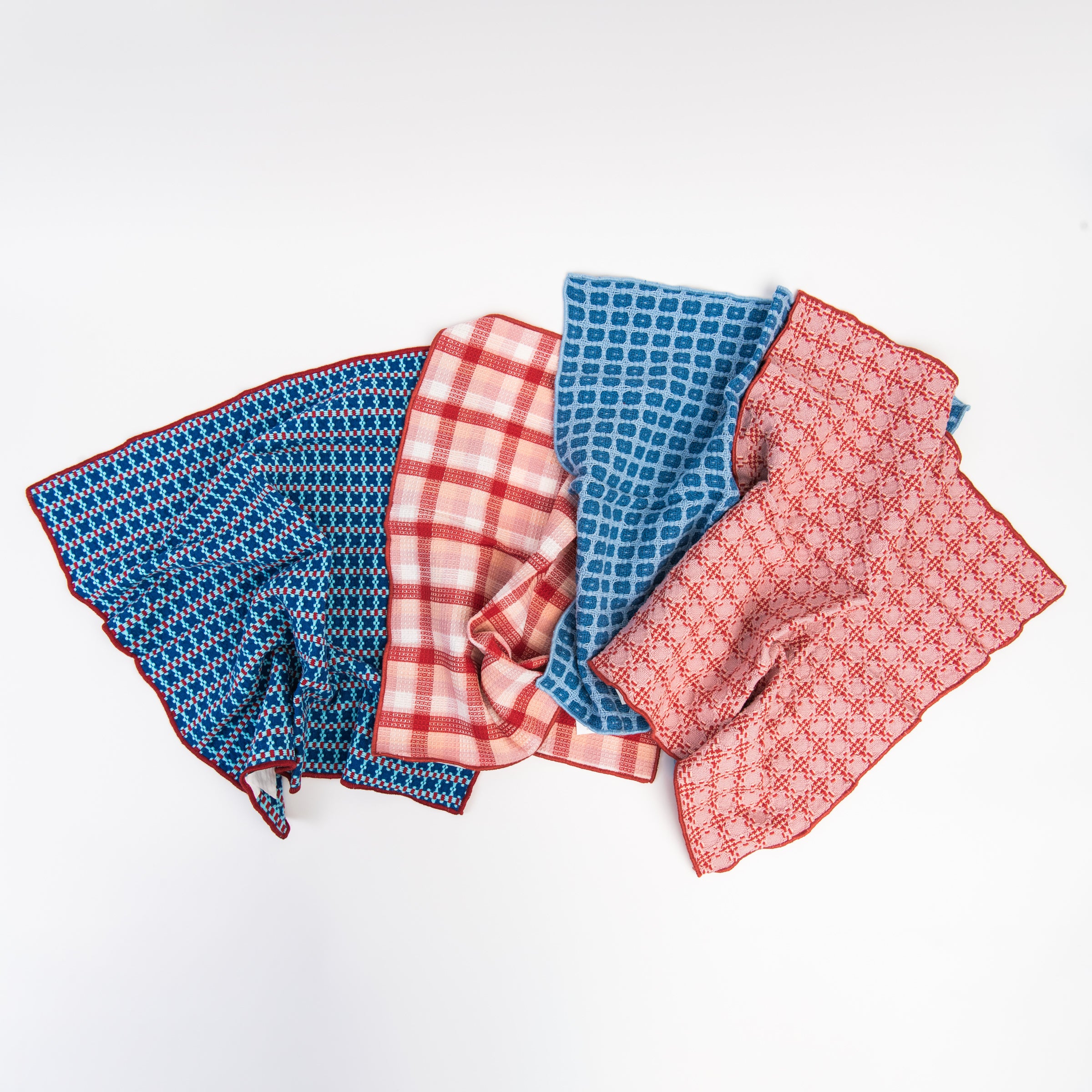 Bistro Cotton Waffle Weave Napkins on a white background at Addison West