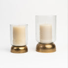 Casablanca Hurricane with Brass Base on a white background at Addison West
