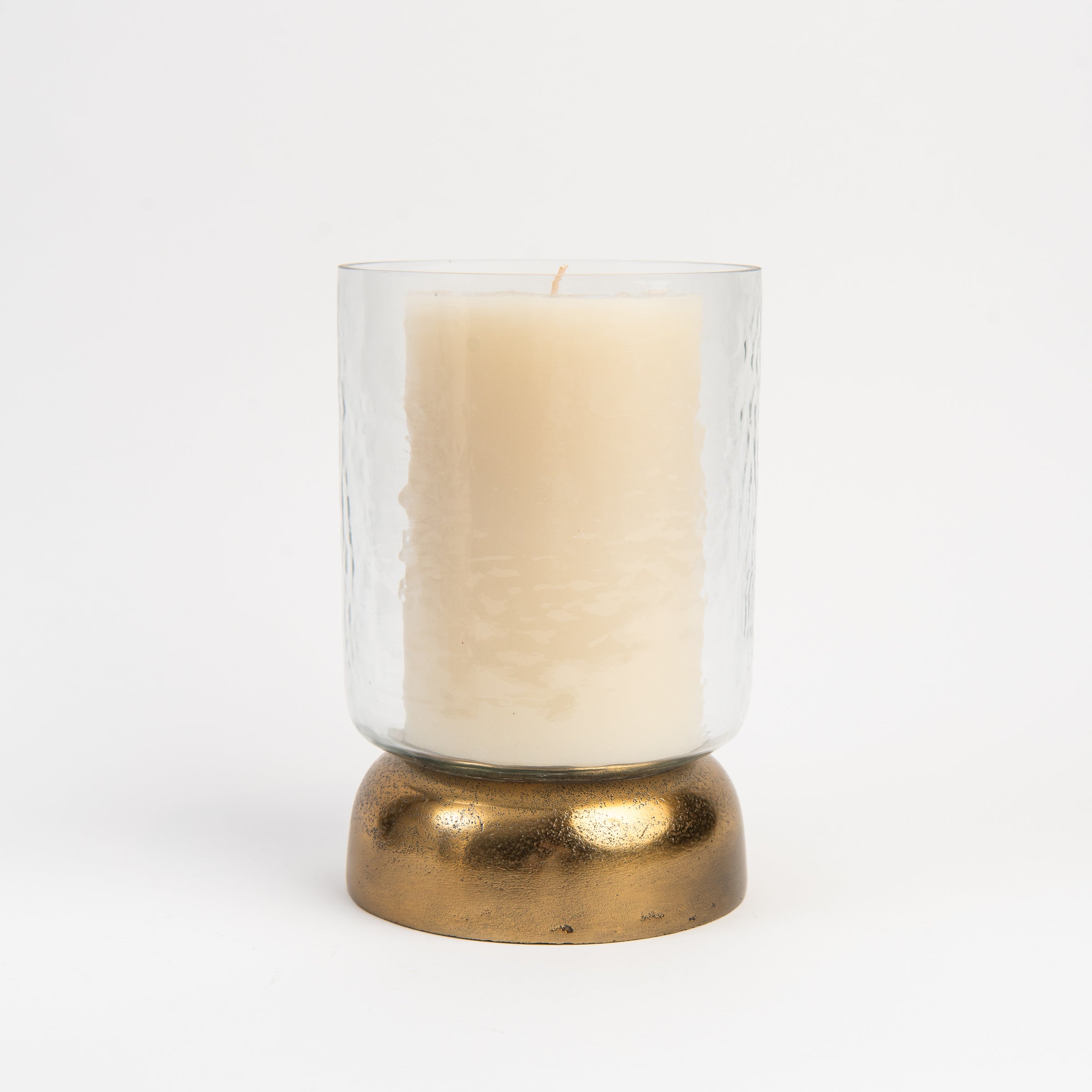 Casablanca Hurricane with Brass Base on a white background at Addison West
