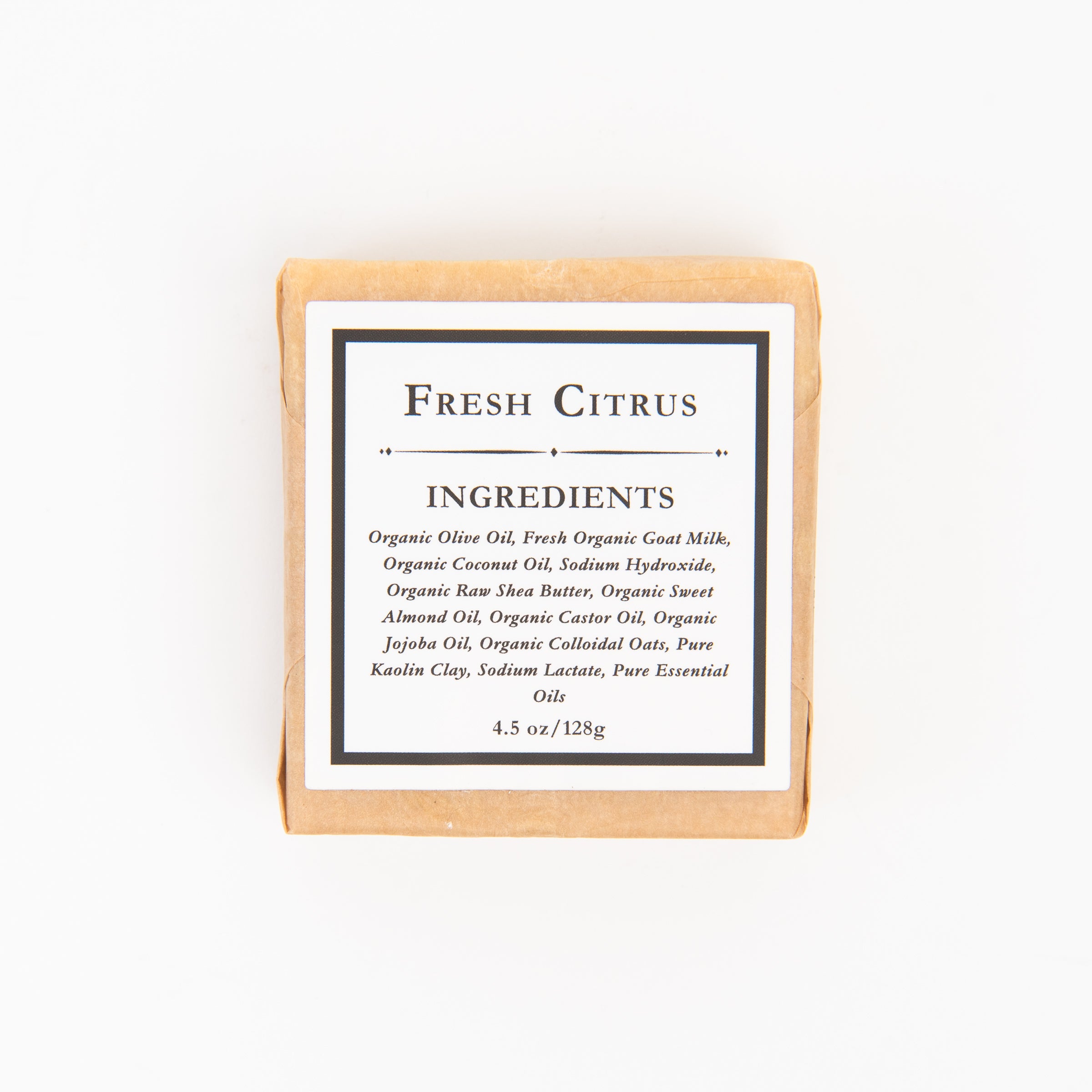 Heritage Farm Fresh Citrus Soap on a white background at Addison West