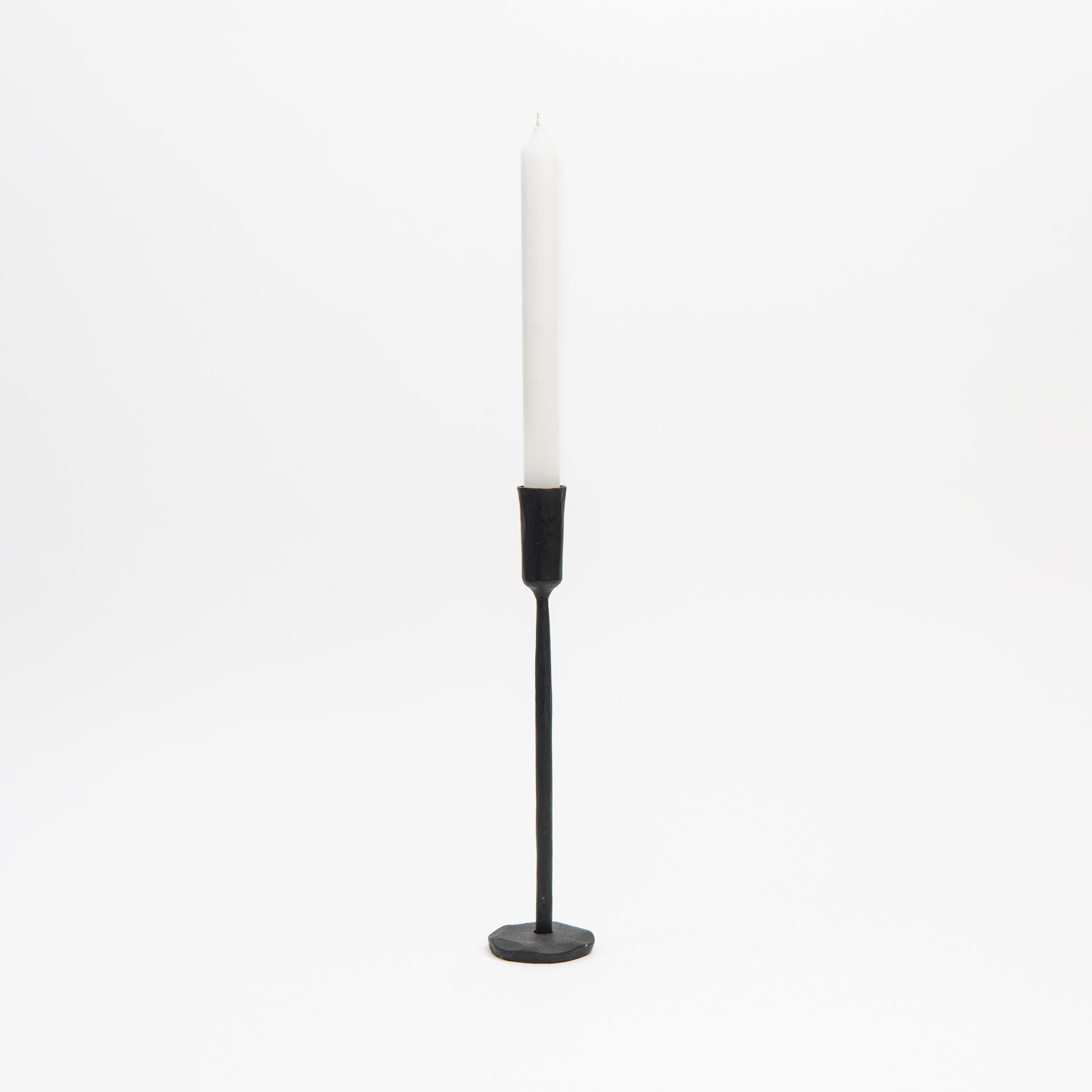 Legacy Forged Candlestick on a white background at Addison West
