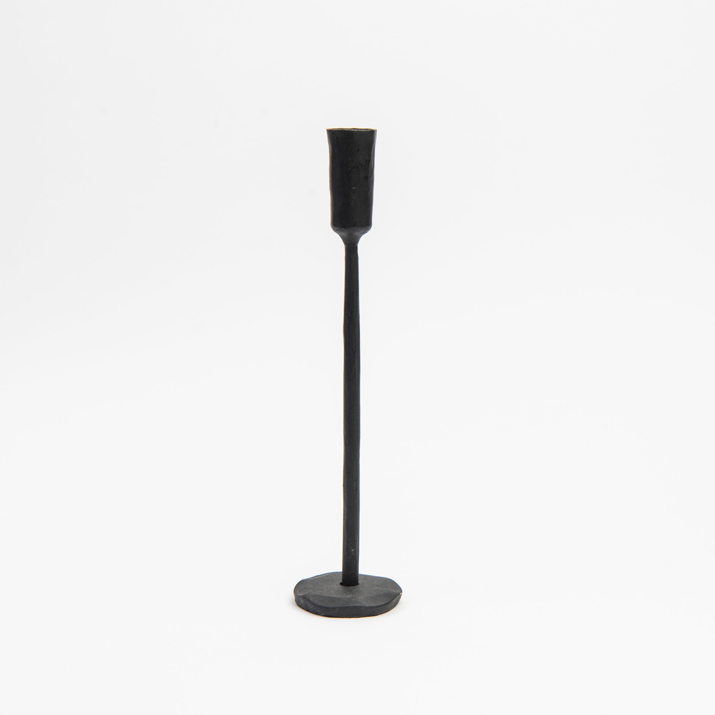 Legacy Forged Candlestick on a white background at Addison West