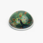 Peacock Paperweight on a white background at Addison West