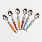 Laguiole Rainbow Spoons on a white background at Addison West