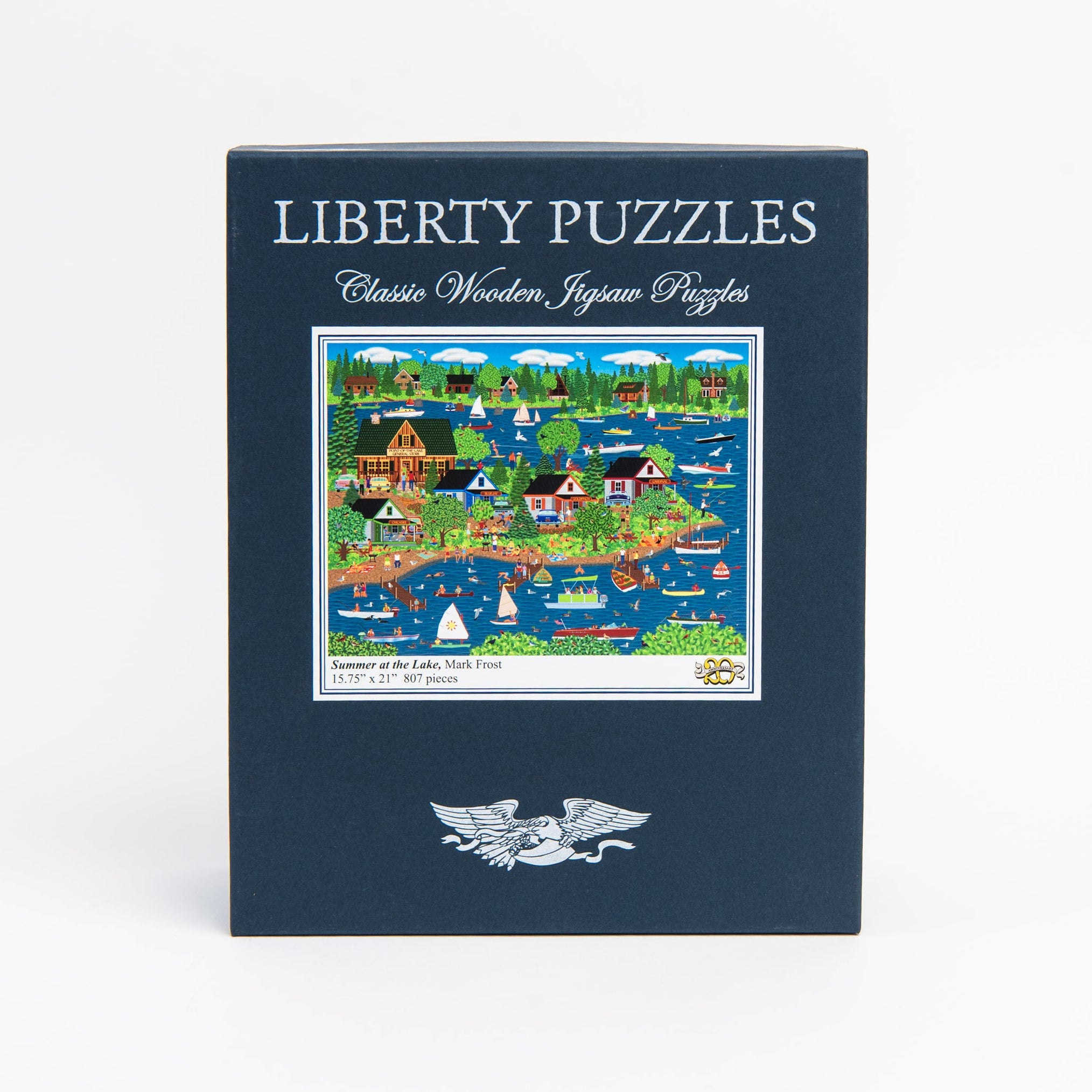 Liberty Puzzles Summer at the Lake on a white background at Addison West