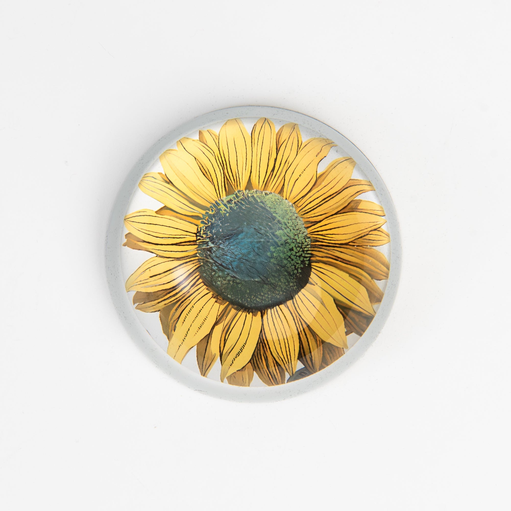Sunflower Paperweight on a white background at Addison West