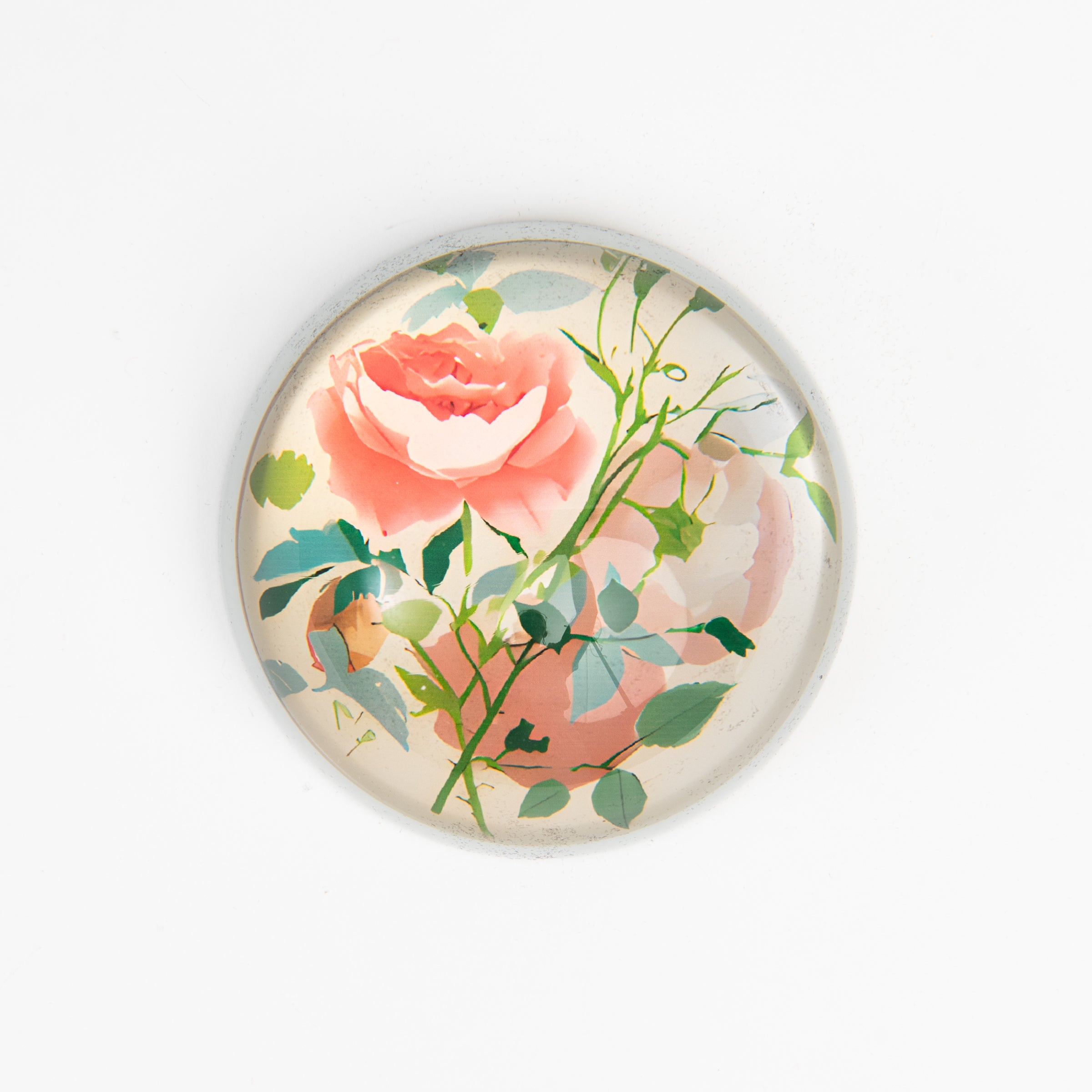 Rose Paperweight on a white background at Addison West