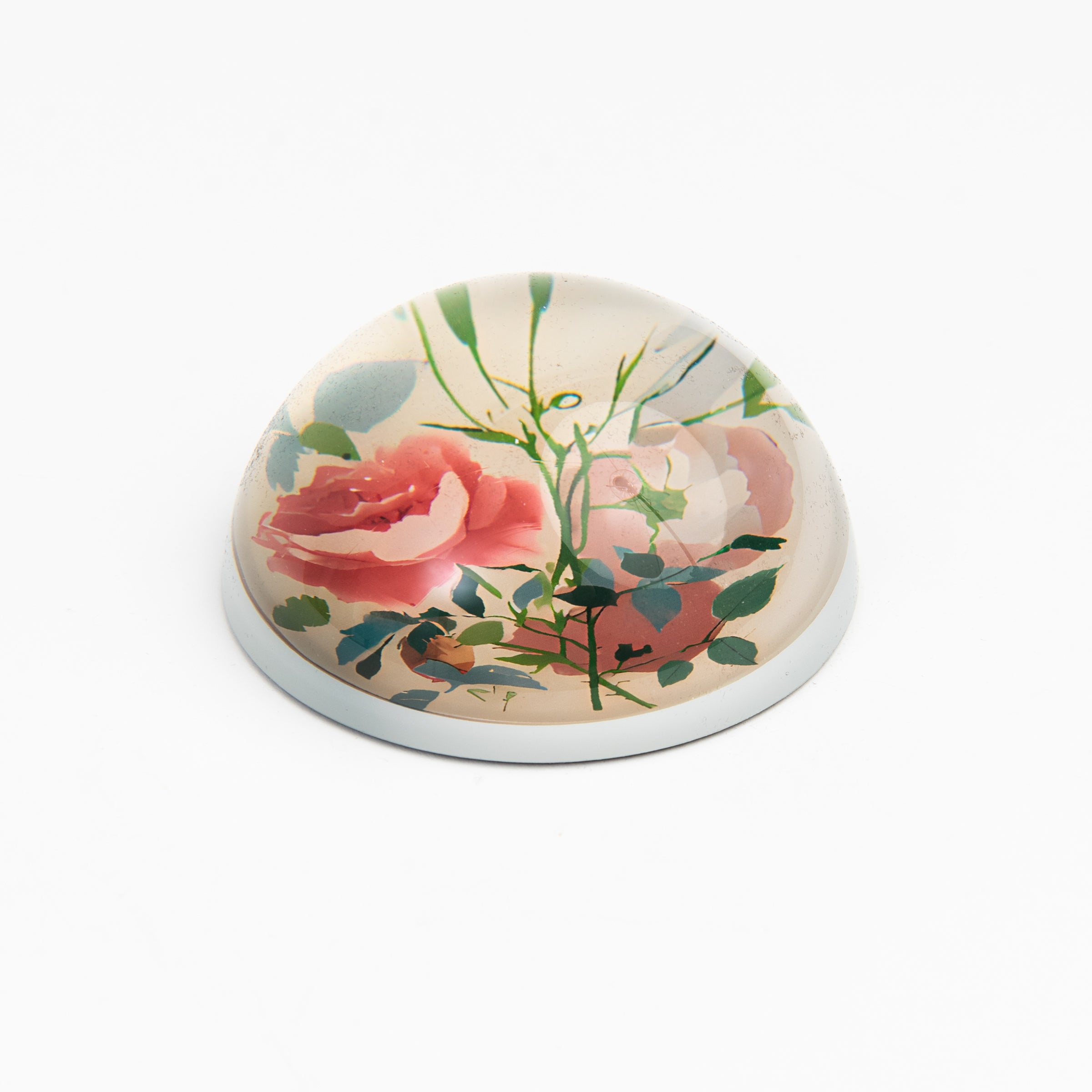 Rose Paperweight on a white background at Addison West