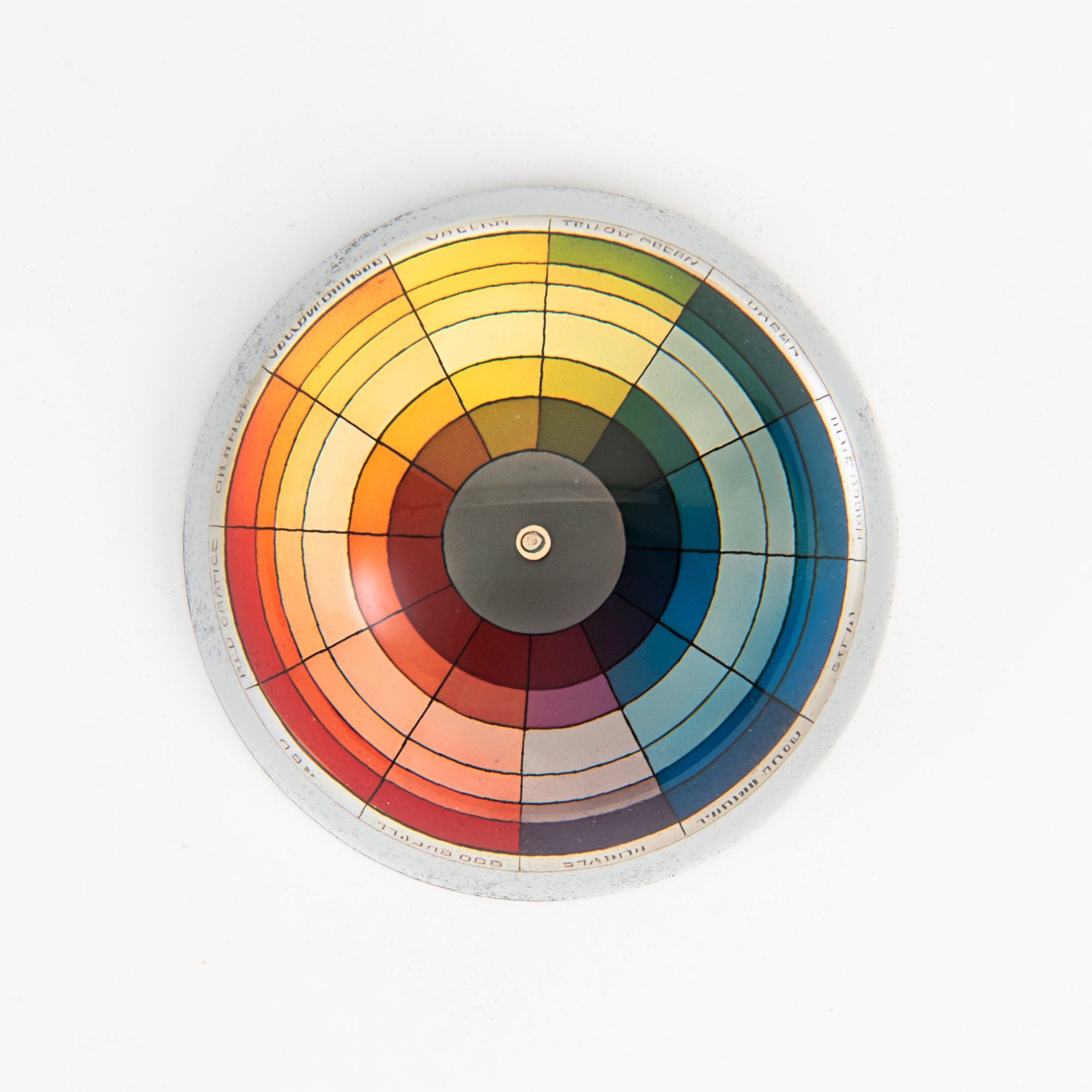 Color Wheel Paperweight on a white background at Addison West