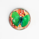 Green Moths Paperweight on a white background at Addison West