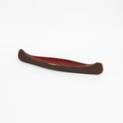 Vintage Painted Canoe on a white background at Addison West