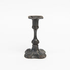 Vintage Pewter Candlestick on a white background at Addison West