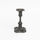 Vintage Pewter Candlestick on a white background at Addison West