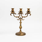 Vintage Brass Candelabra on a white background at Addison West
