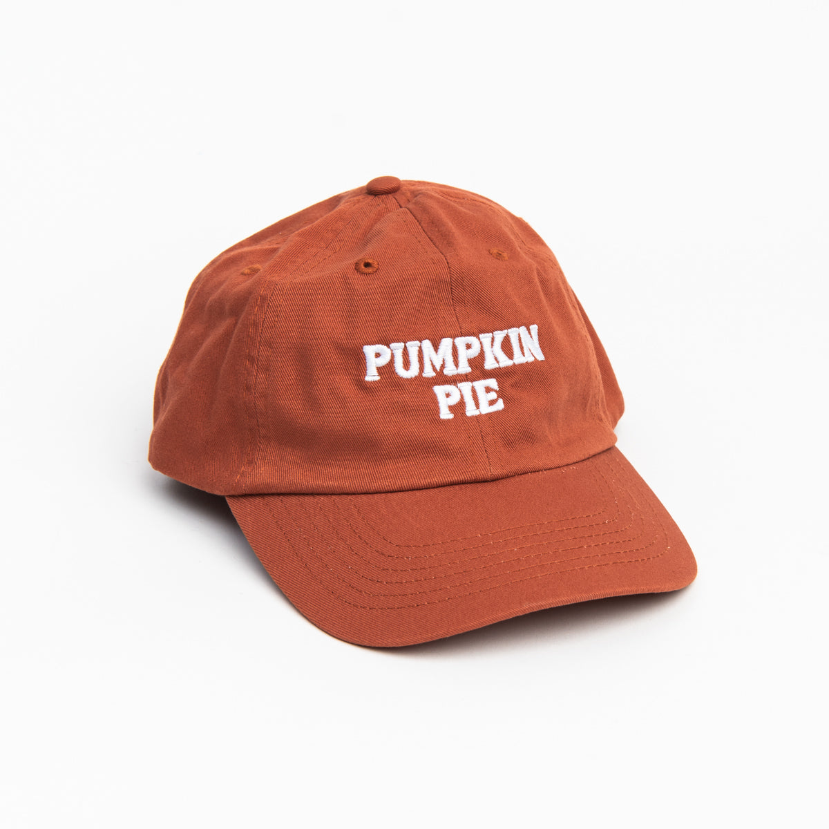 Pumpkin Pie Baseball Hat on a white background at Addison West