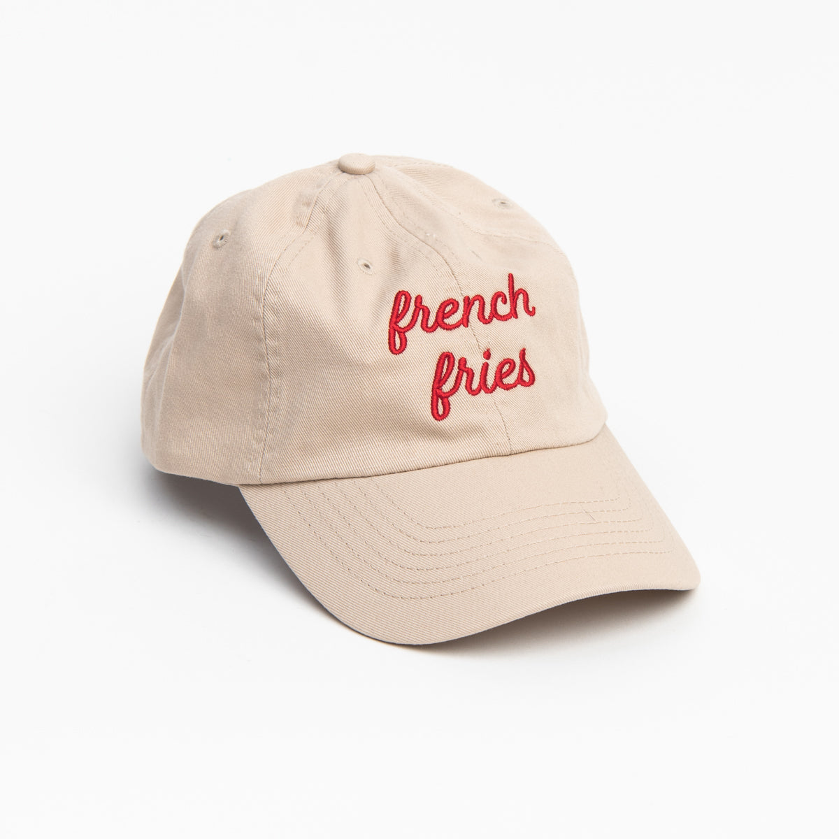 French Fries Baseball Hat on a white background at Addison West