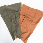 Woven Cotton Dobby Tea Towels, Set of 2 on a white background at Addison West