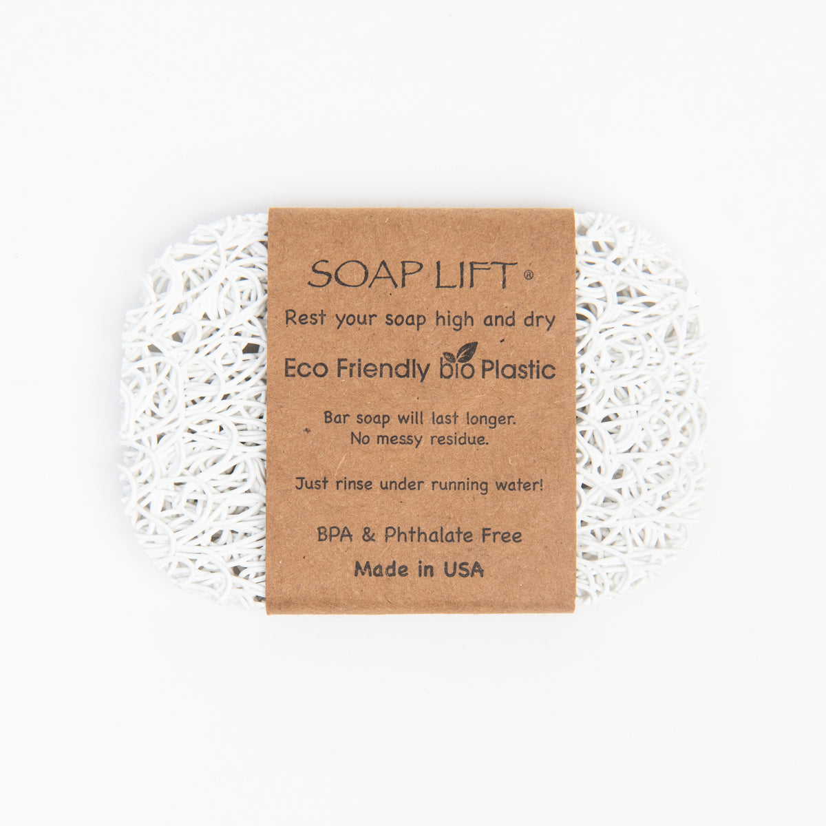 The Original Soap Lift in White on a white background at Addison West