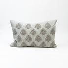 Orchard Pillow in Fog, 16"x24" on a white background at Addison West