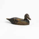 Vintage Wood Decoy on a white background at Addison West