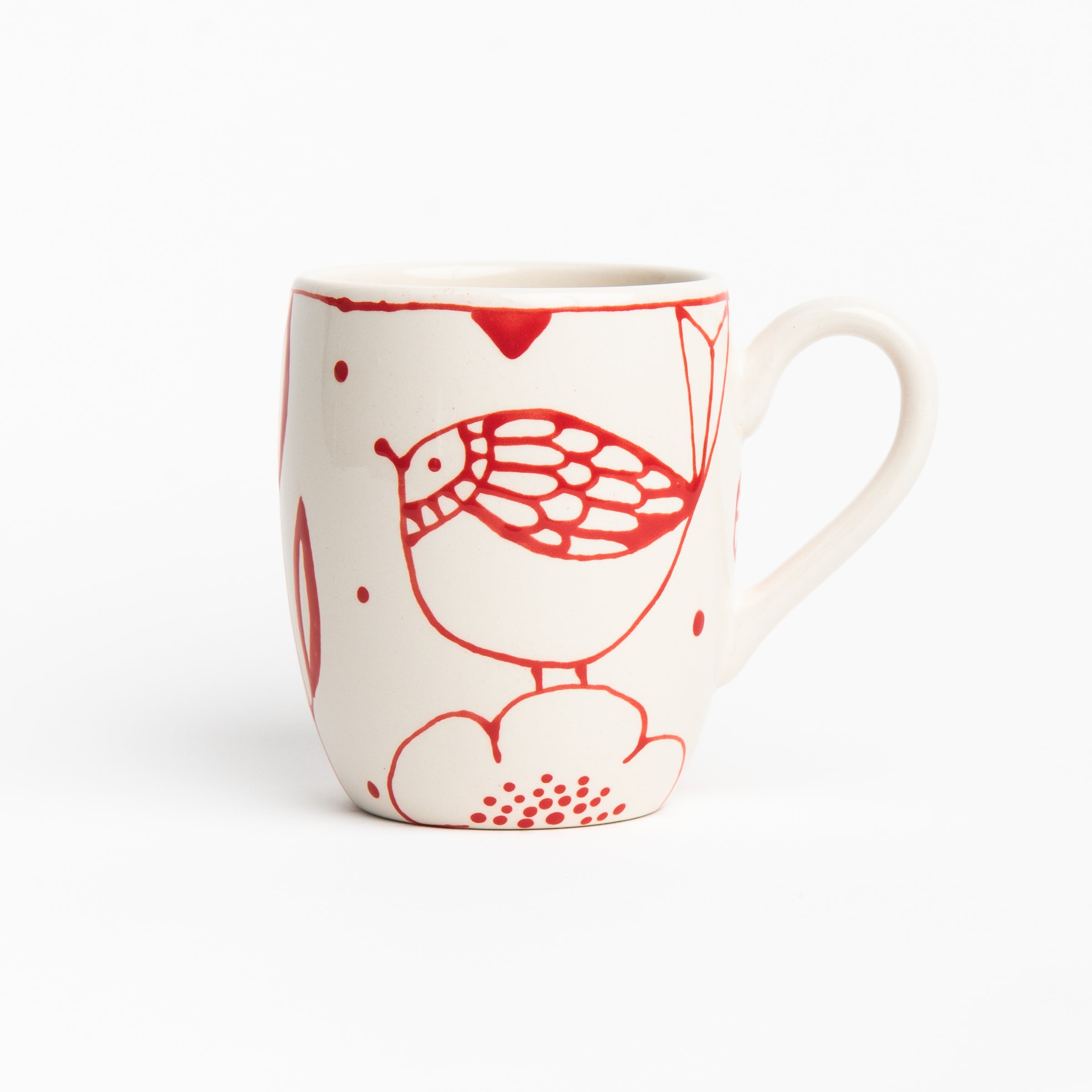 Stephanie Verdun Barrel Mug on a white background at Addison West