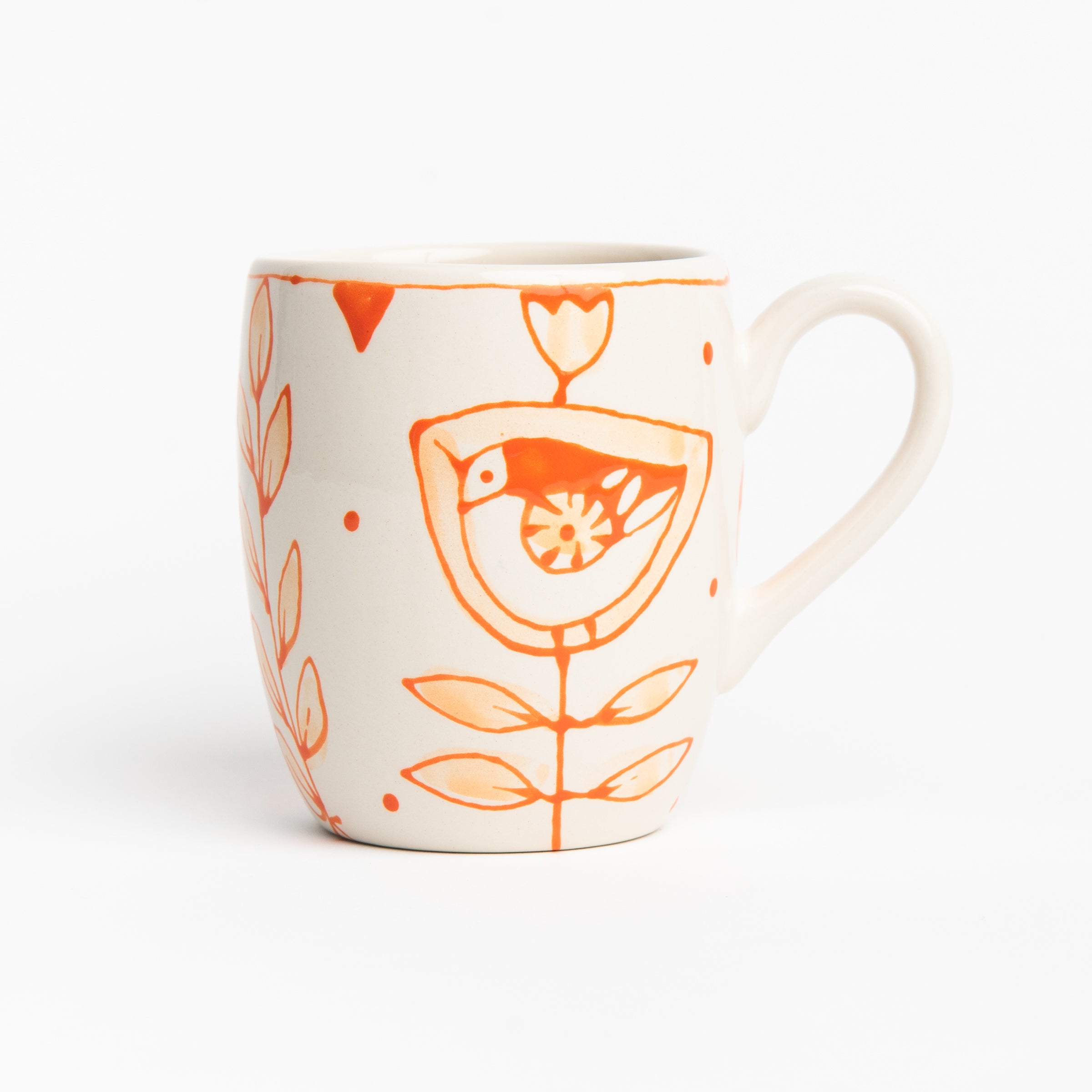 Stephanie Verdun Barrel Mug on a white background at Addison West