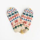 River Mittens in Natural on a white background at Addison West
