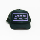 Après Ski Instructor Trucker Hat on a white background at Addison West