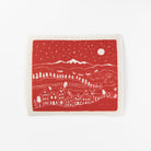 Winter Village Swedish Cloth on a white background at Addison West