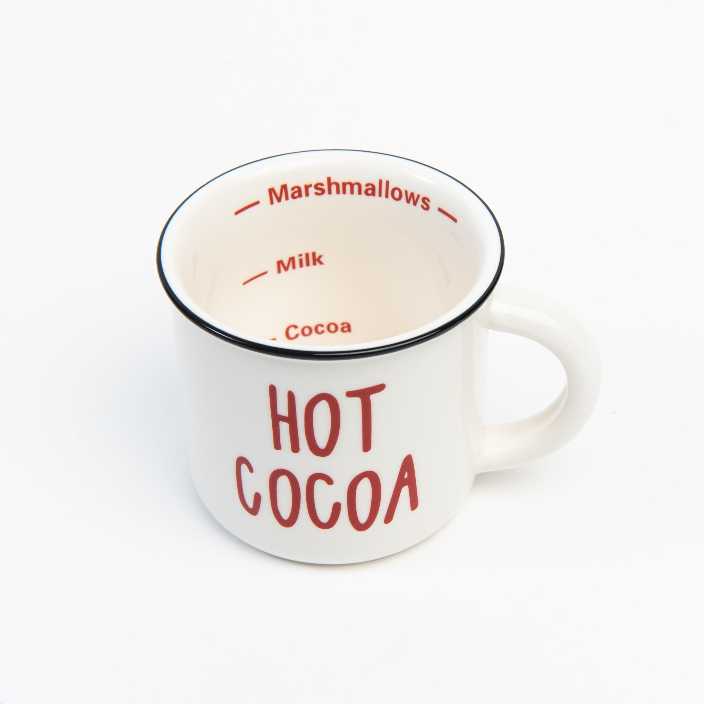 Hot Coco Stoneware Mug on a white background at Addison West
