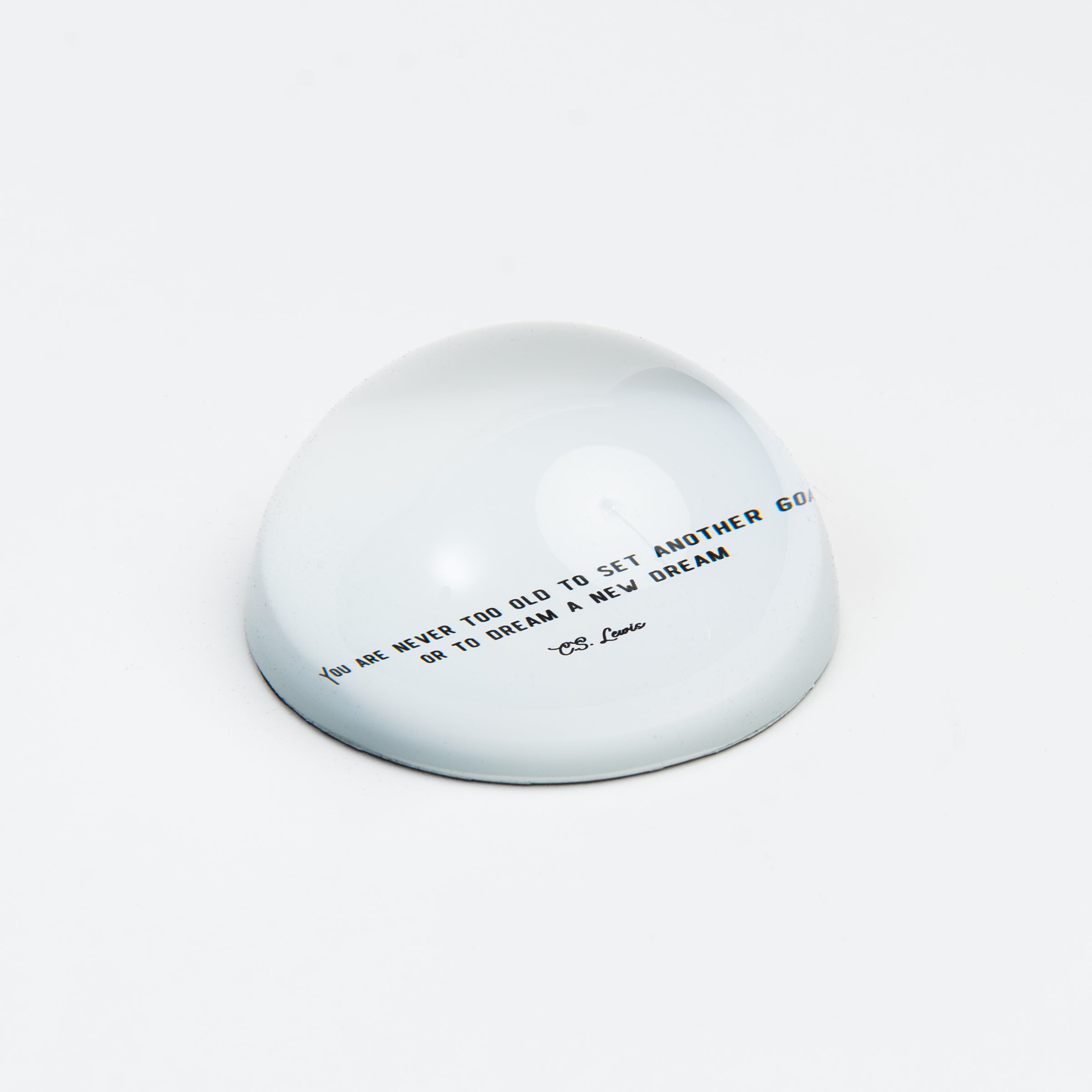 C.S. Lewis Quote Paperweight on a white background at Addison West