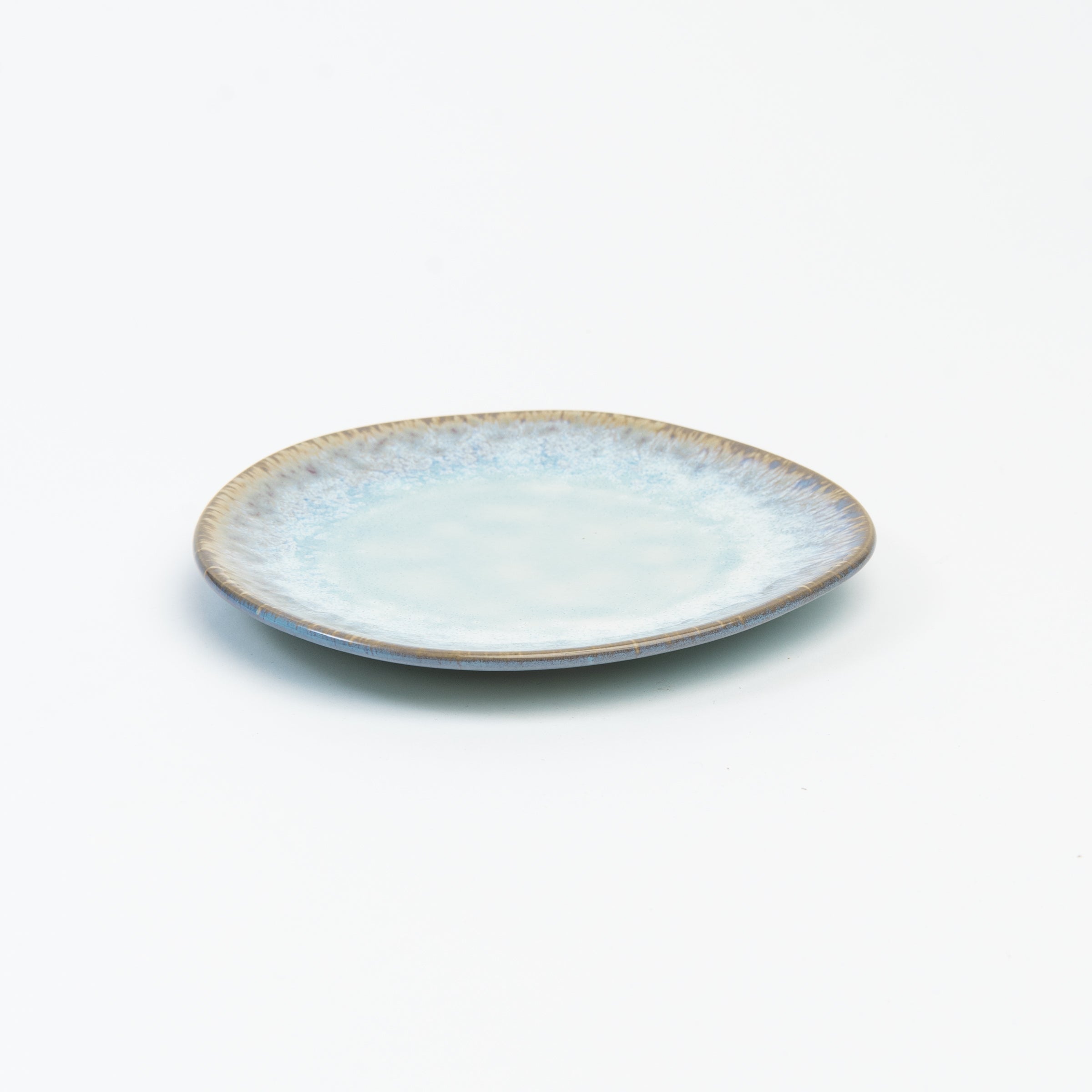 Organic Stoneware Plate on a white background at Addison West