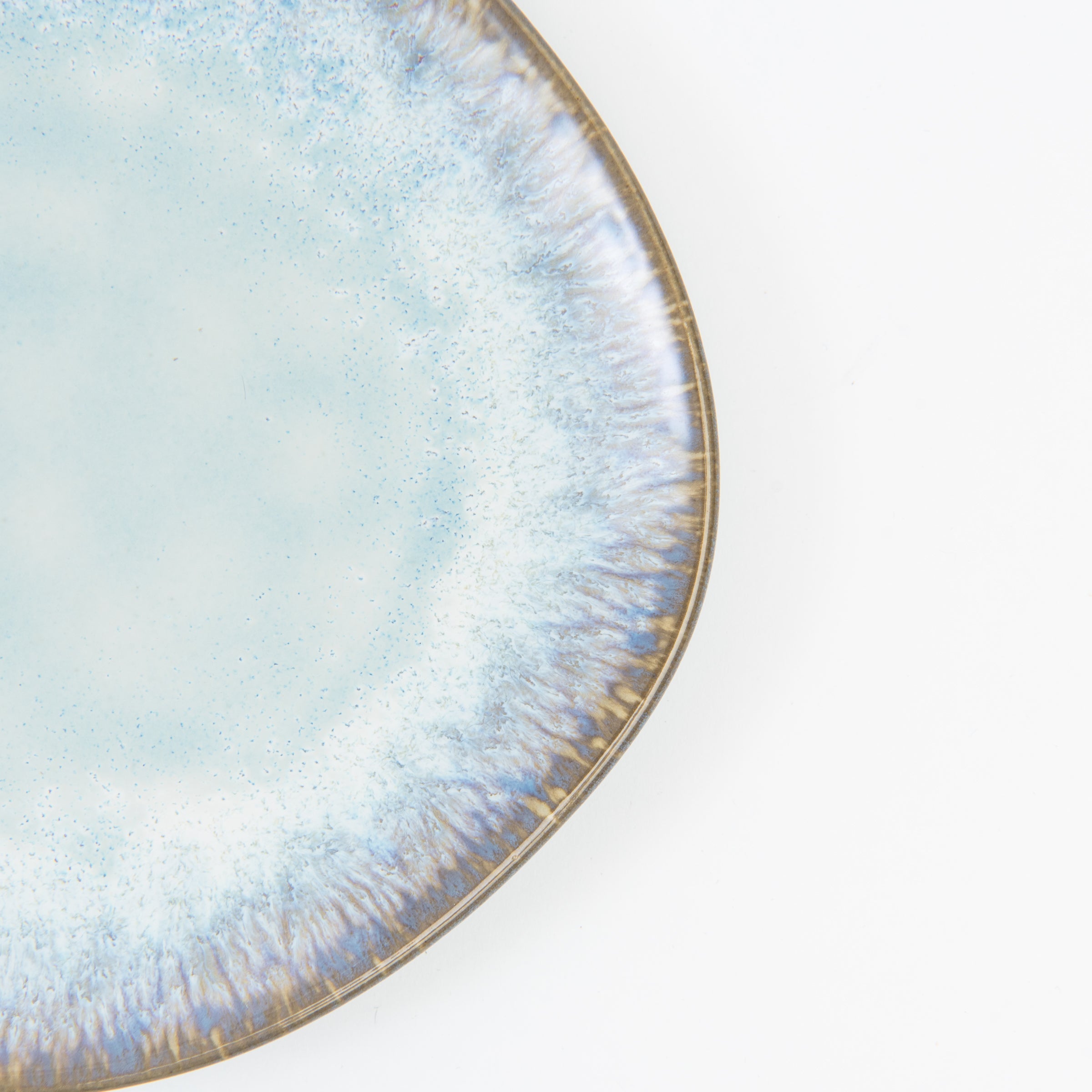 Organic Stoneware Plate on a white background at Addison West