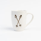 Ski Poles Mug on a white background at Addison West