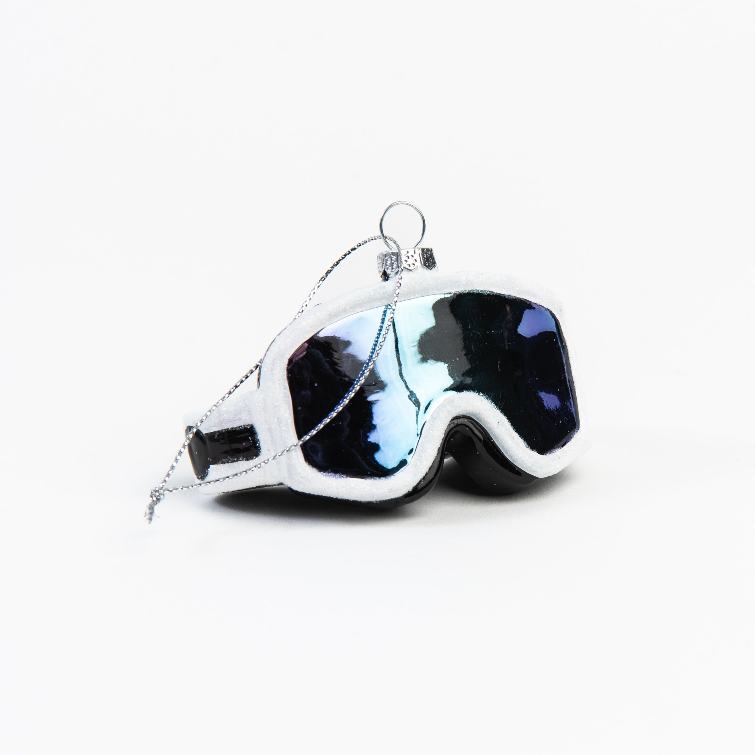 Apres Ski Goggles Ornament on a white background at Addison West