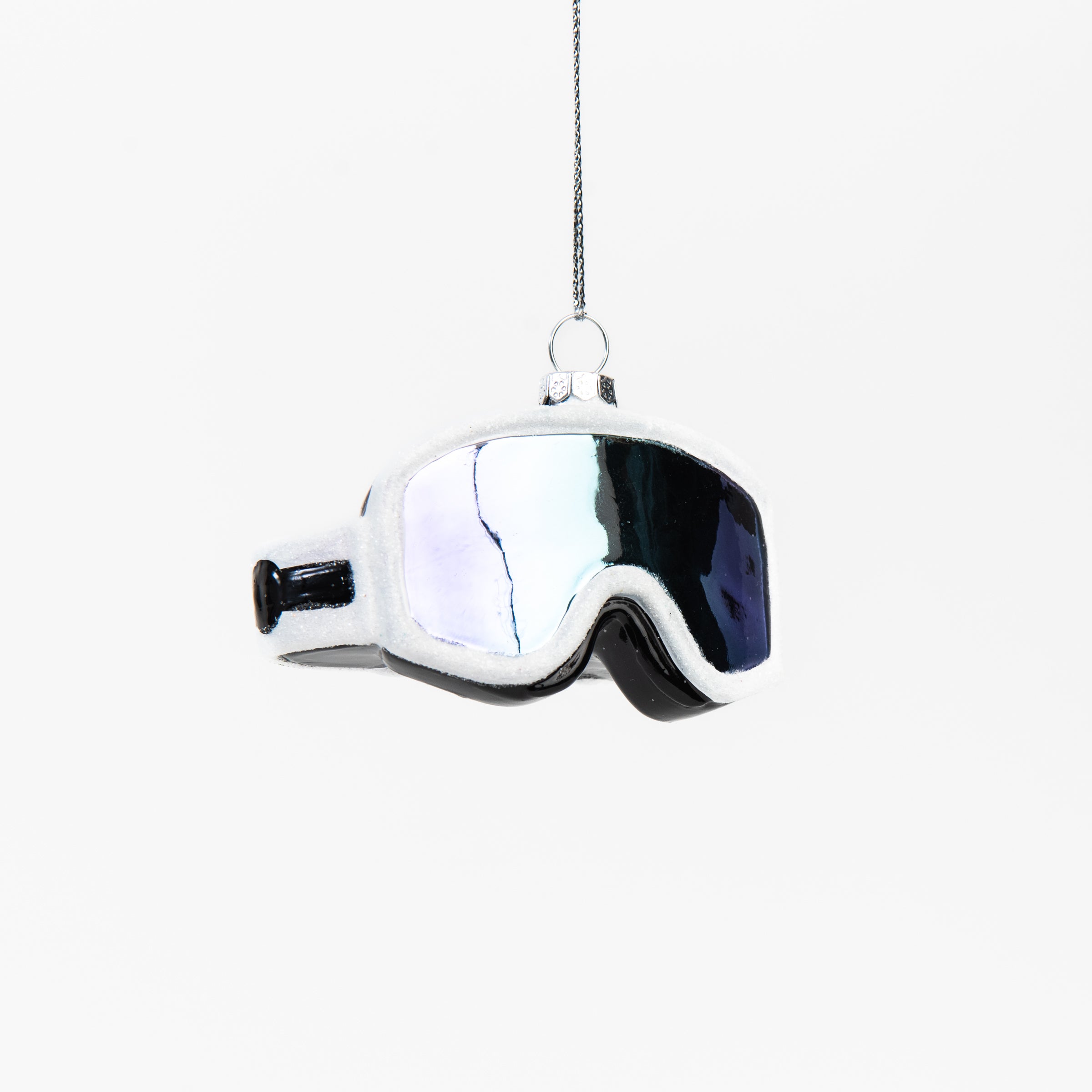 Apres Ski Goggles Ornament on a white background at Addison West