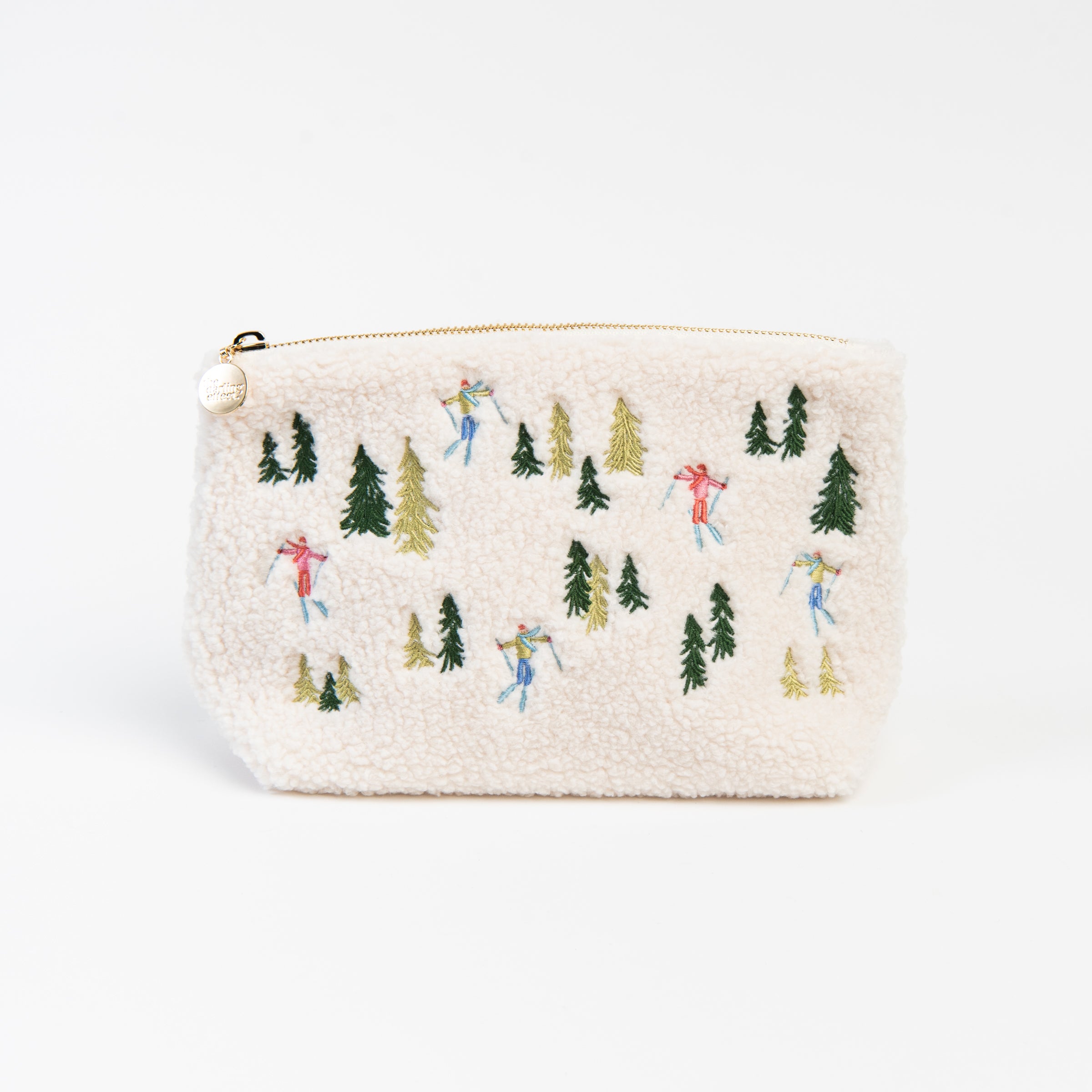 Teddy Pouch-Aprés Ski on a white background at Addison West