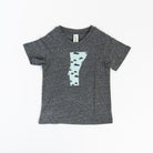 Vermont Toddler Tee in Mountain Print on a white background at Addison West