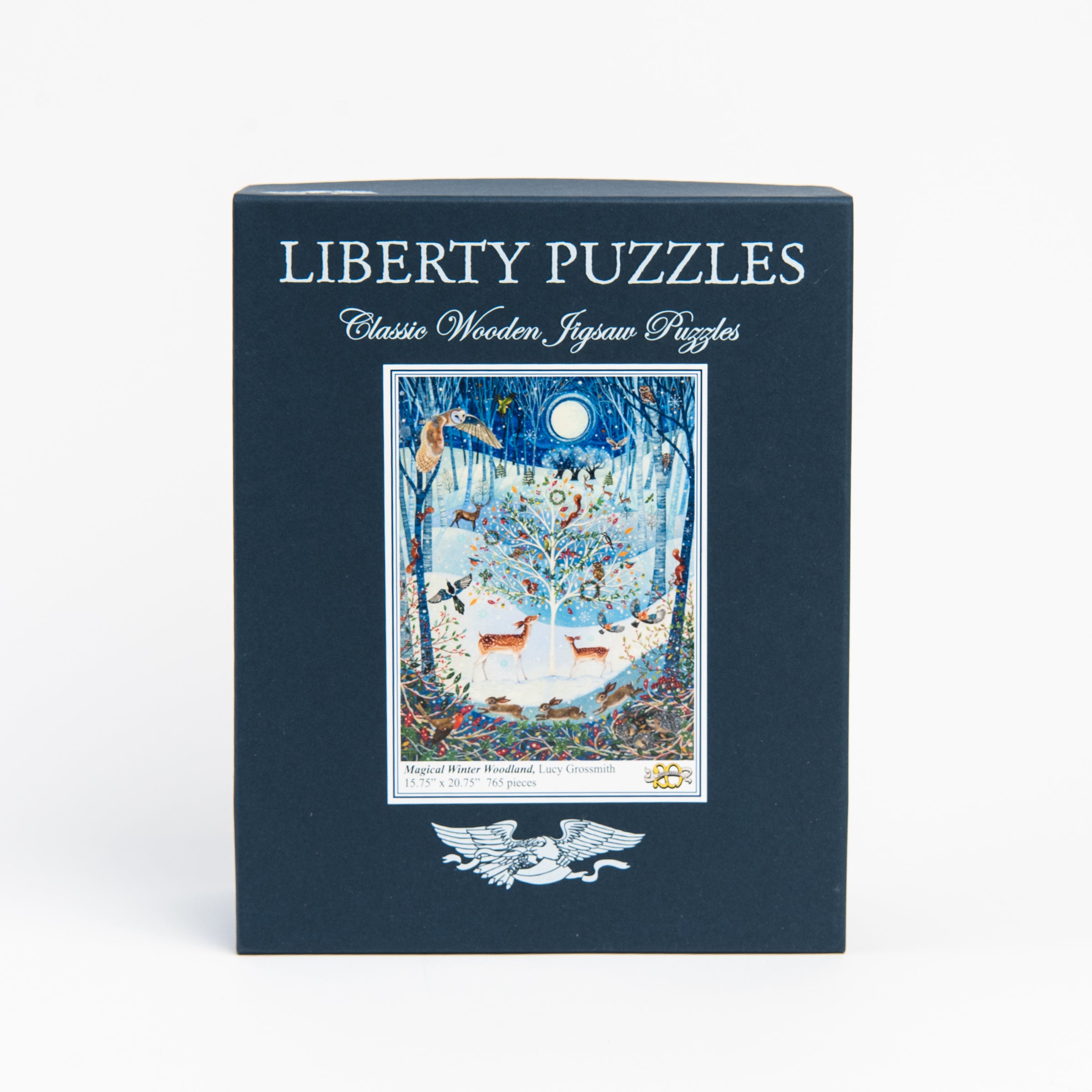 Liberty Puzzles Magical Winter Woodland on a white background at Addison West