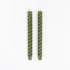 Greentree 10" Rope Taper in Sage on a white background at Addison West