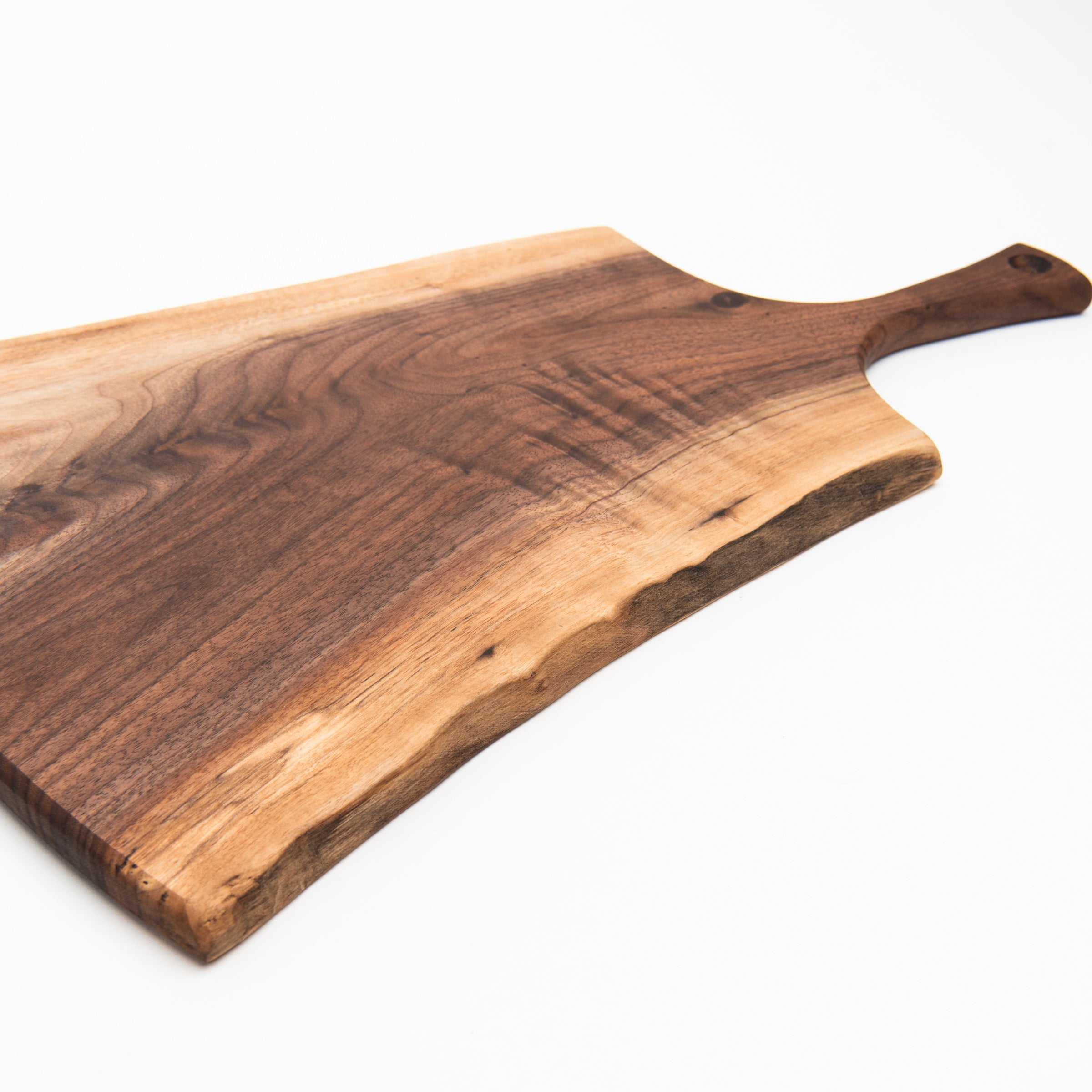 J Peterman Black Walnut Serving Board - 21" on a white background at Addison West