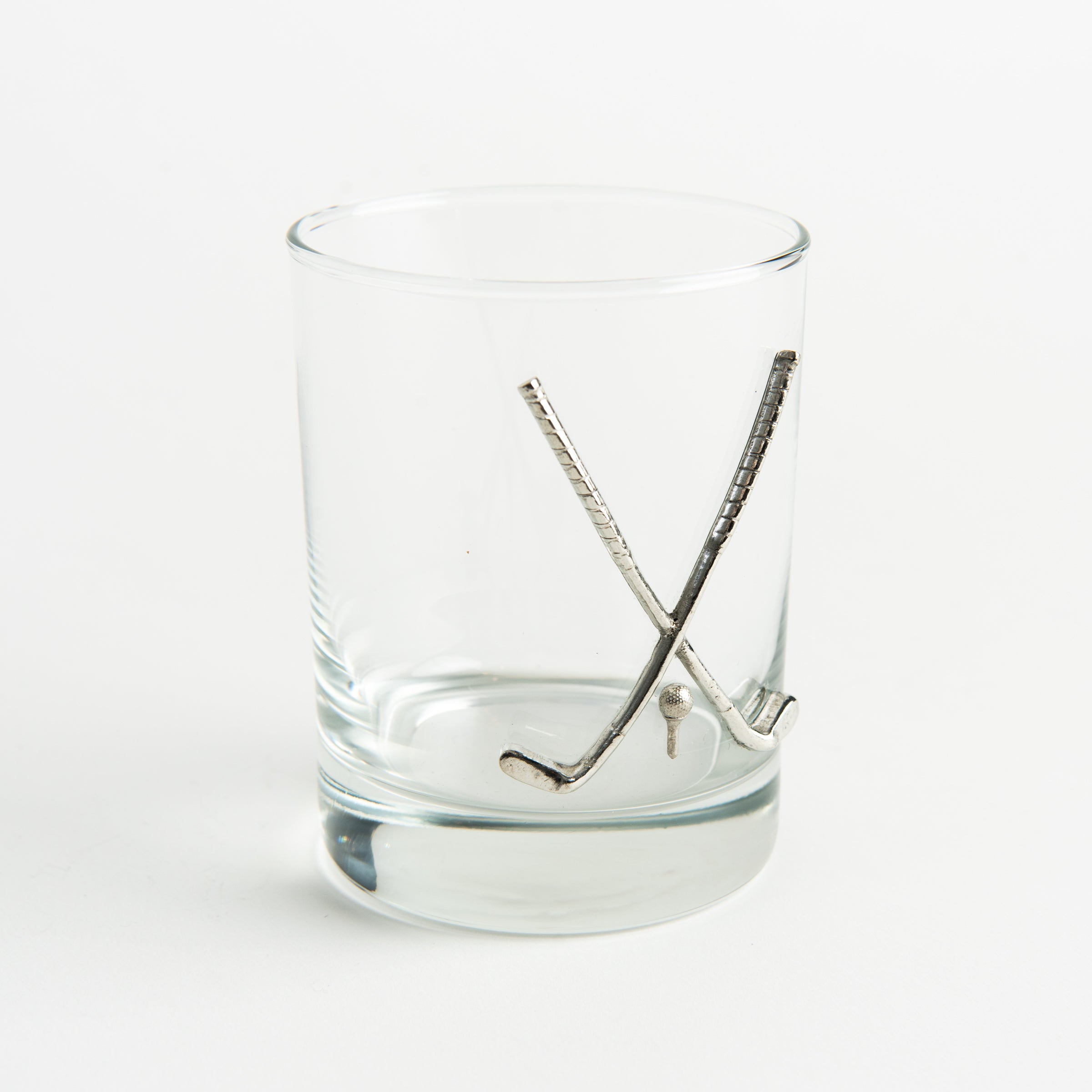 Golf Club Double Old Fashioned Glass on a white background at Addison West