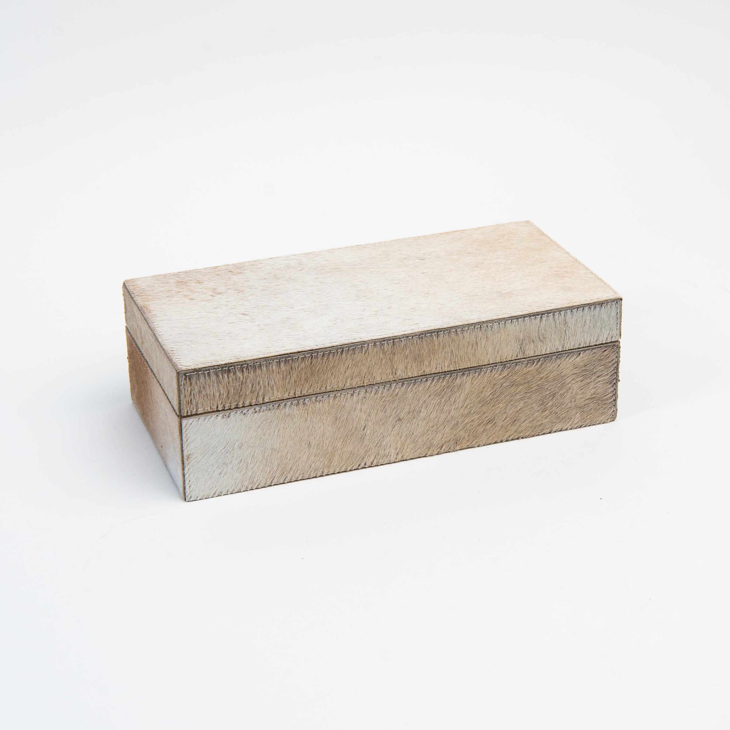 Small Harrington Hide Box on a white background at Addison West