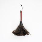 Short Ostrich Feather Duster on a white background at Addison West