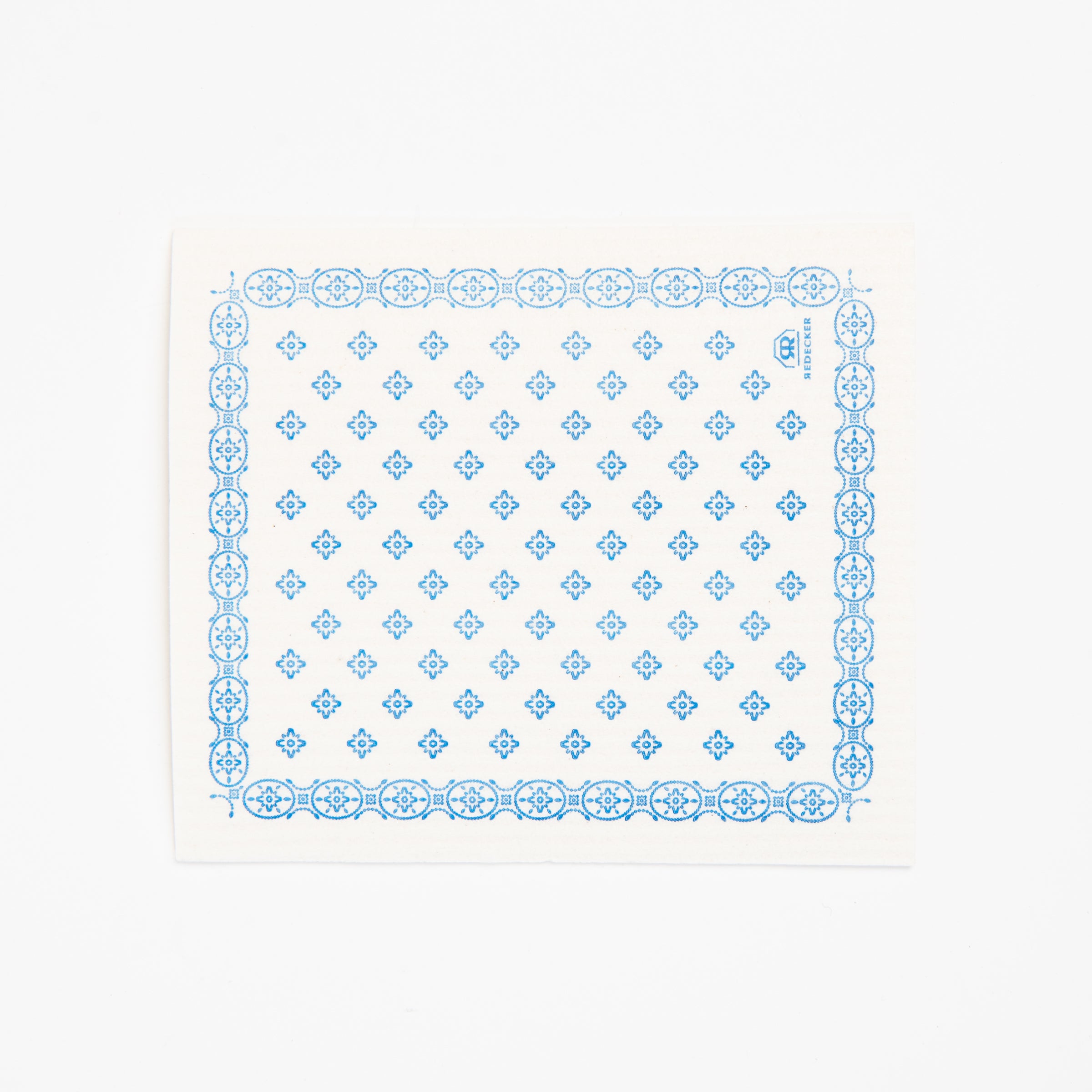 Dishcloth in Blues on a white background at Addison West