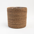Hand-Woven Baskets with Plastic Lining on a white background at Addison West