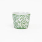 Mini Countryside Cachepots in Green on a white background at Addison West