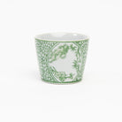 Mini Countryside Cachepots in Green on a white background at Addison West