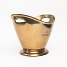 Brass Patina Ice Bucket on a white background at Addison West