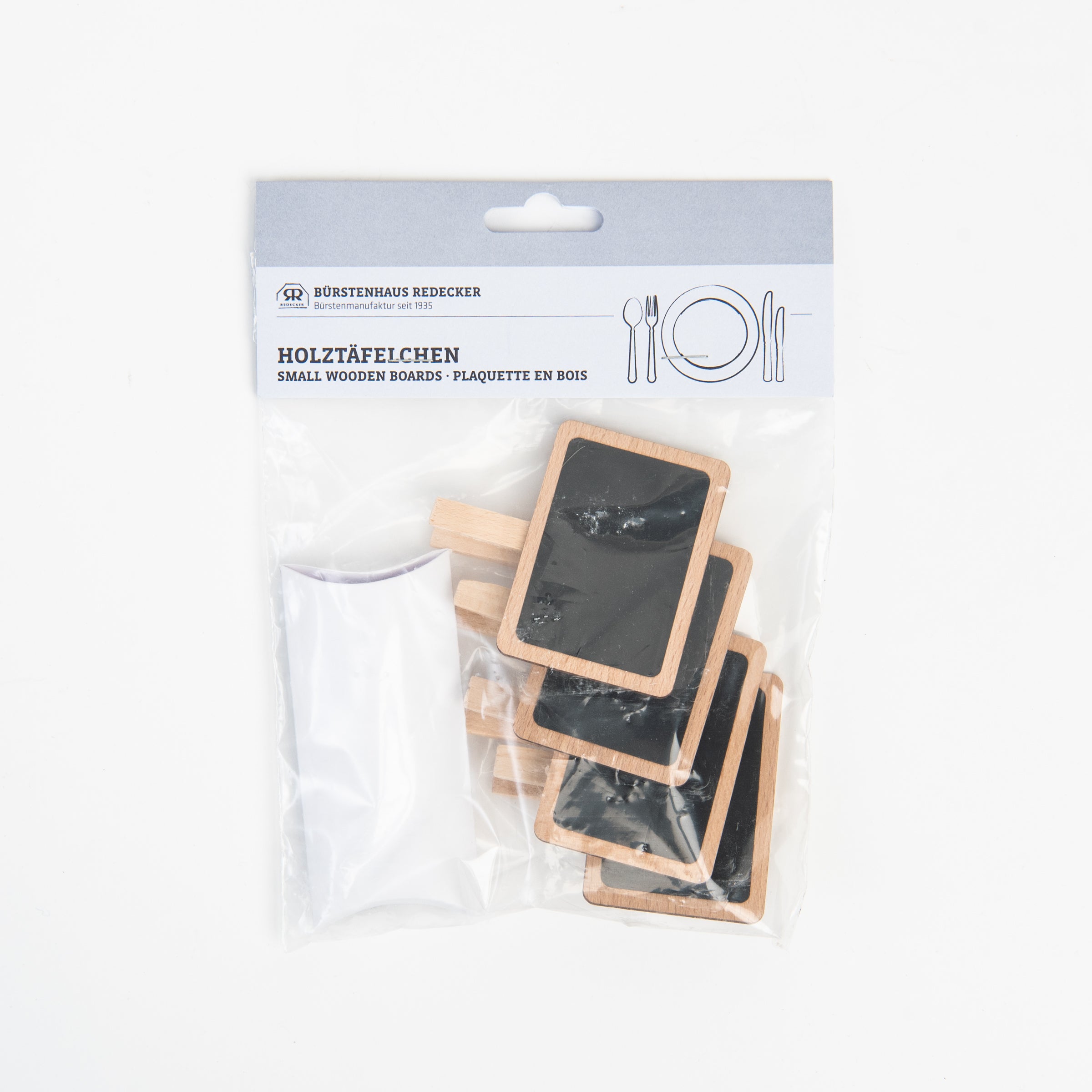 Small Chalk Board Signs, Set of 4 on a white background at Addison West